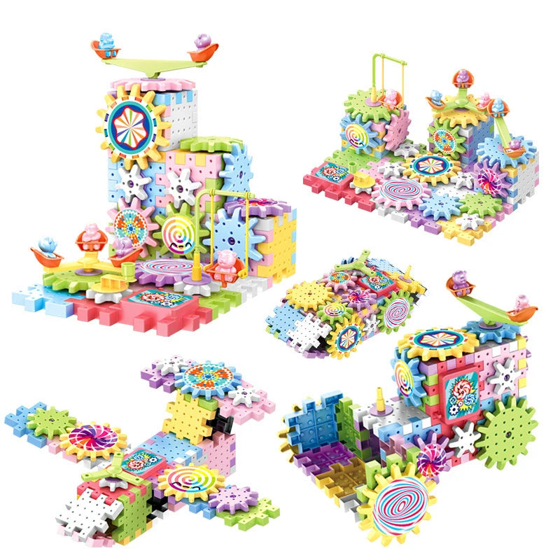 Electric Track Building Block Park(83-263 PCS)